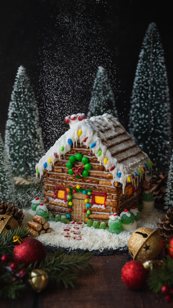 Gingerbread house Christmas wallpaper
