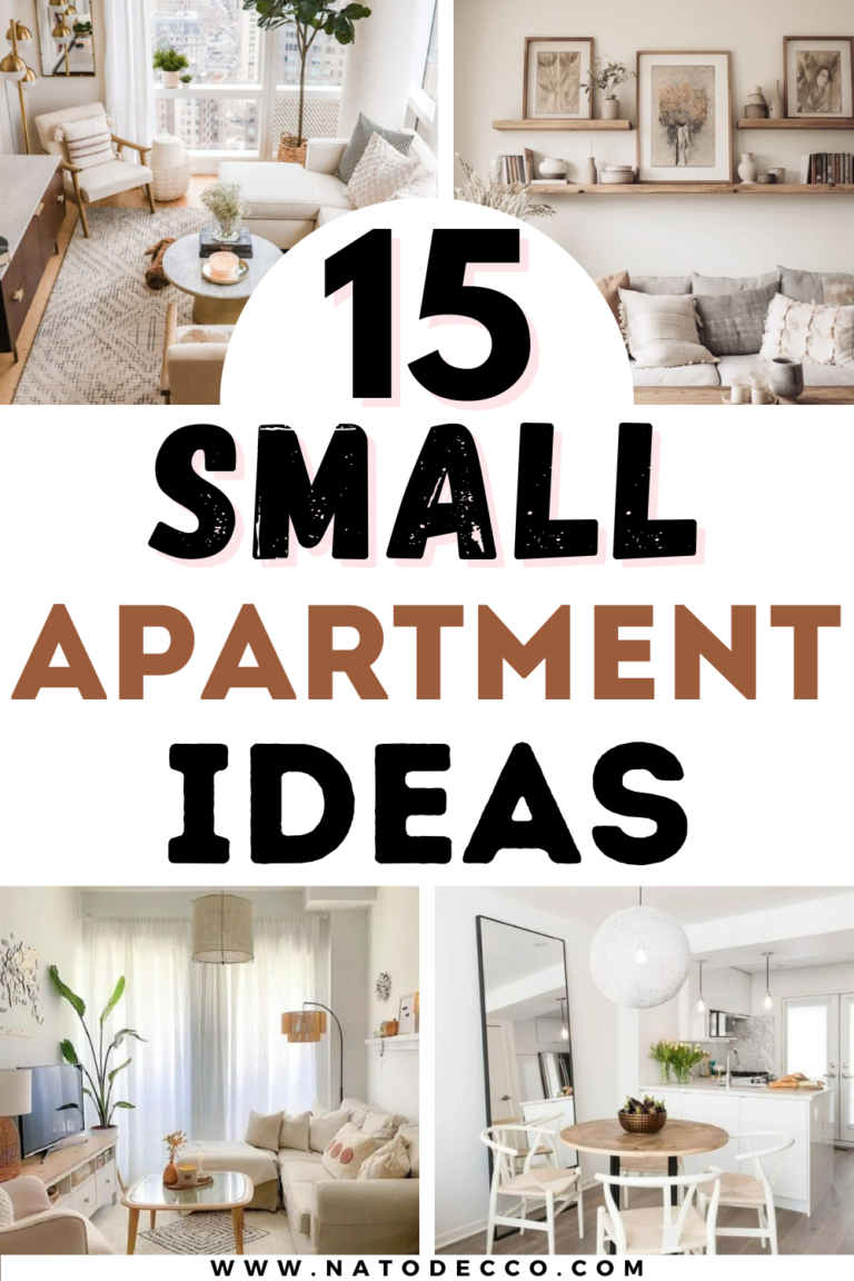 Picture of 15 Small Apartment Decorating Ideas You Need To Know - Natodecco