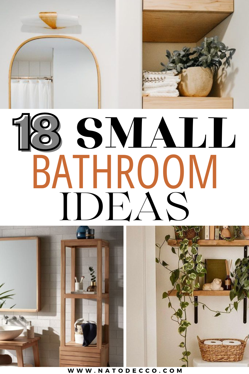 18 Genius Small Bathroom Ideas You'll Wish Knew Sooner - Natodecco
