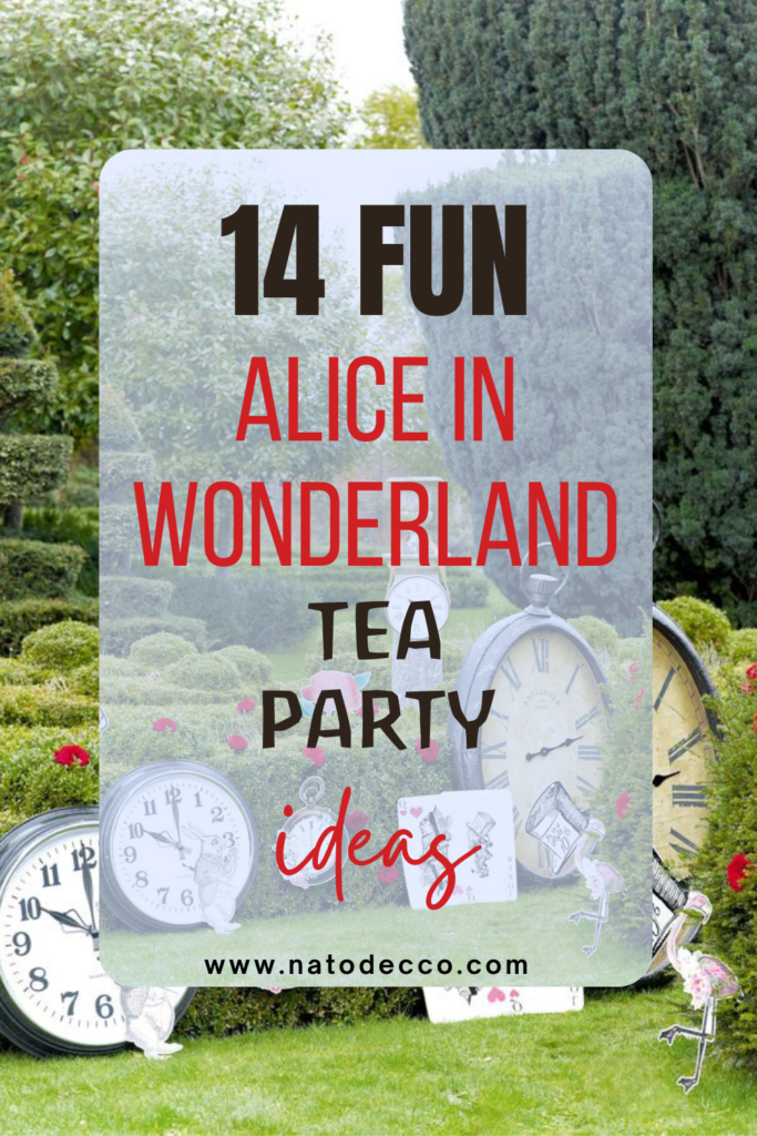 alice in wonderland party ideas