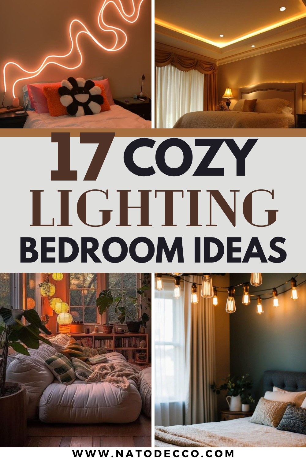 17 Creative Ambient Lighting Ideas for Cozy Bedroom - Natodecco